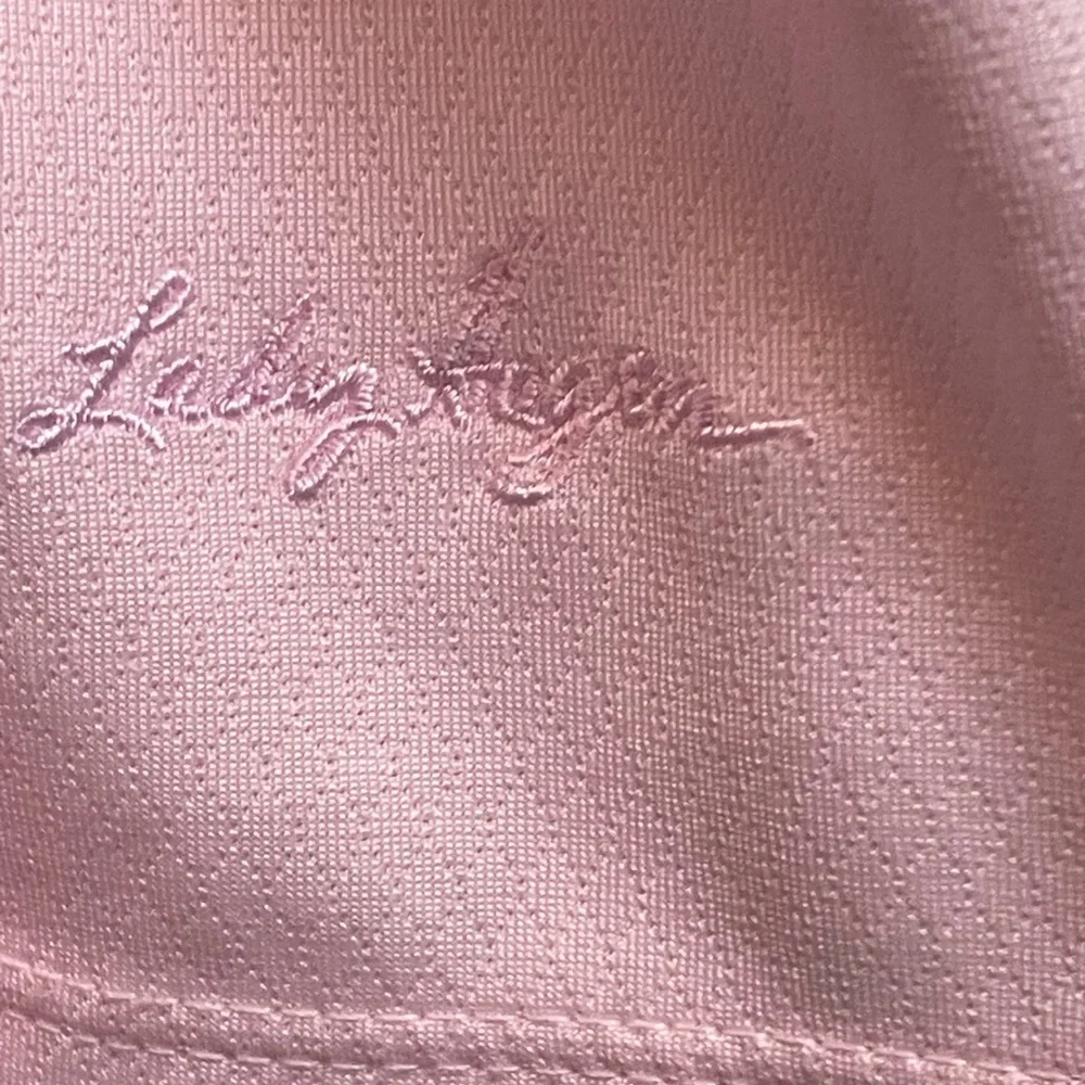 Lady Hagen Light Pink Polo Shirt activewear size large - Picture 3 of 7